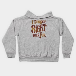 Distressed Brown color I forget what eight was for Kids Hoodie